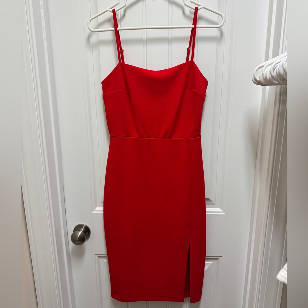 Red Midi Dress